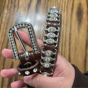 Western Fashion Rhinestone Embellished Belt